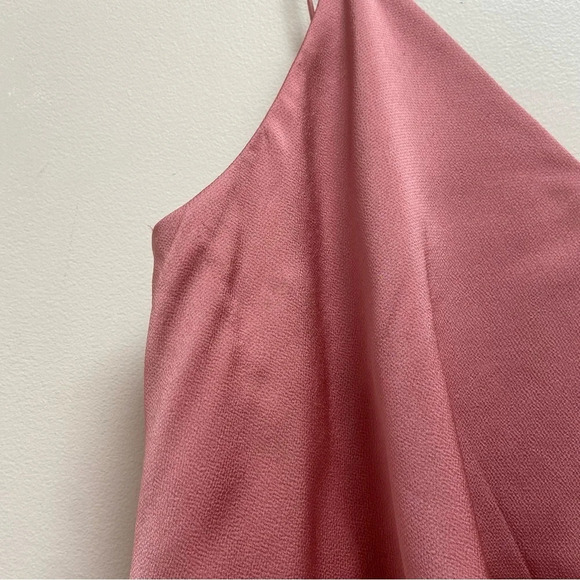 Shona Joy Luxe Cocktail Frill Dress Rose Pink 13954 - Picture 14 of 15